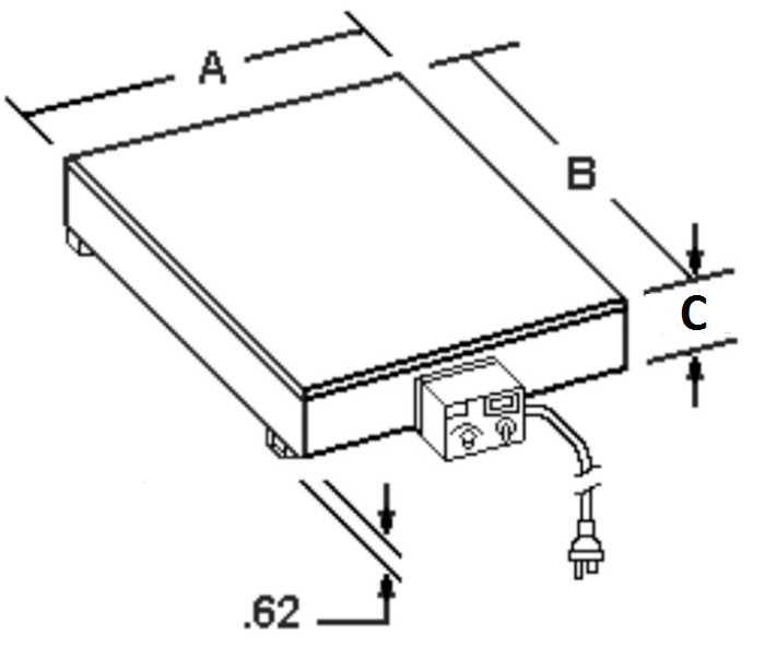 Industrial Hot Plates / Warming Plates On Valad Electric Heating Corp.